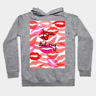 Lana Del Rey inspired kiss design Hoodie